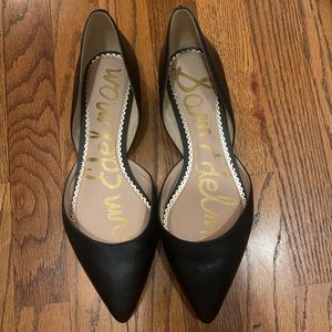 Sam Edelman black flat shoes size 6